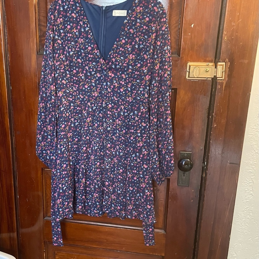 Floral Long Sleeve Dress